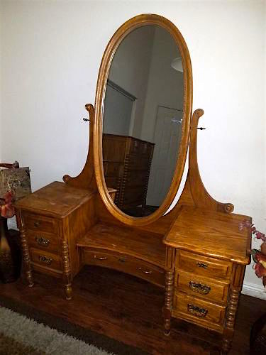 Vintage Low Vanity/Dresser Table