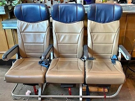 Vintage Airplane Bank 3 SeatsSeats