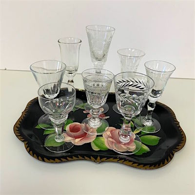 Vintage Assorted Aperitif Glasses