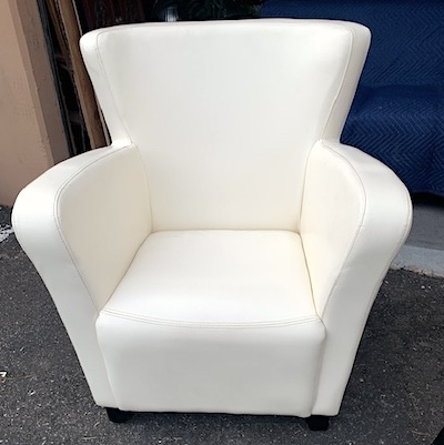 White Club Chair