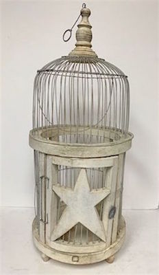 Wooden Birdcage Star