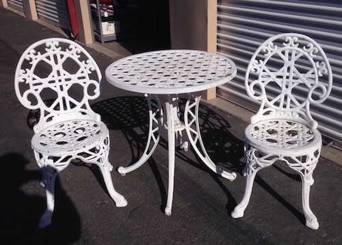 White Bistro Set