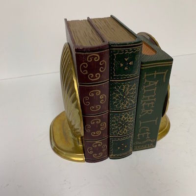 Brass Sea Shells Bookends