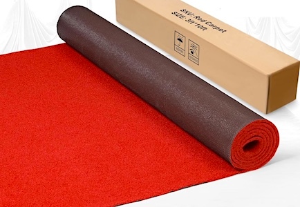 Hollywood Red Carpet Aisle Runner