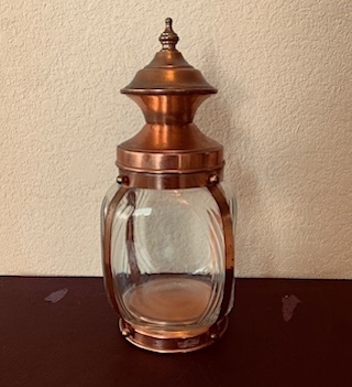 Vintage Copper Metal Lantern