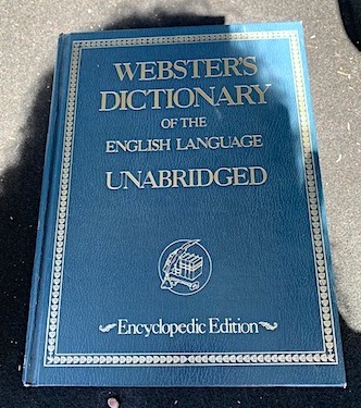 Webster Dictionary Unabridged