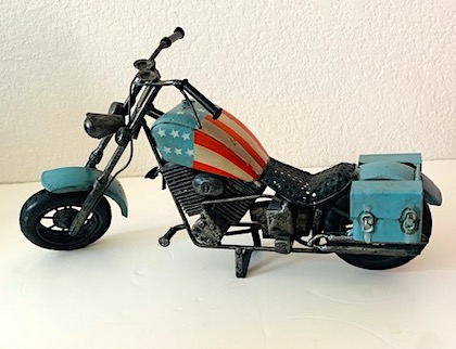 1960 Harley Davidson Metal Chopper Motorcycle