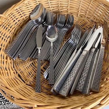 Vintage Stainless Steel Japan Flatware Set 