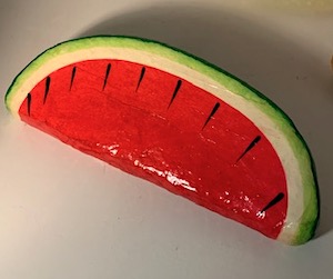 Faux Watermelon Slice