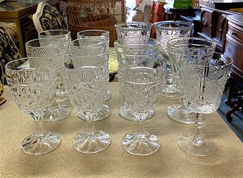 Clear Glass Goblets
