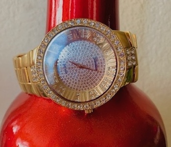 Iced Out Gold Men's Watch