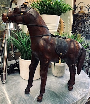 Vintage Leather Horse