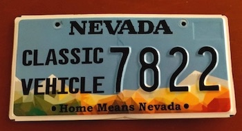 Nevada Auto License Plates