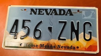 Nevada Auto License Plates