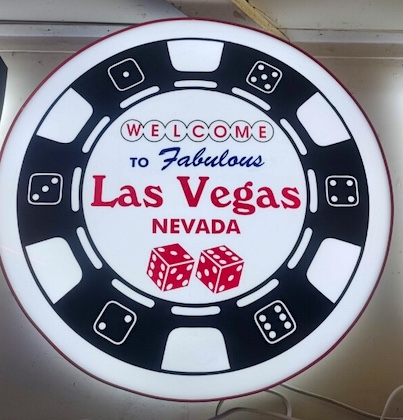 Light Box Vegas Casino Chip