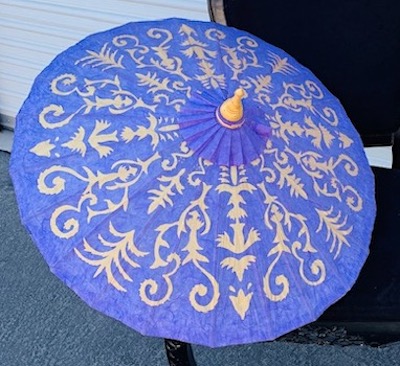 Purple & Gold Parasol