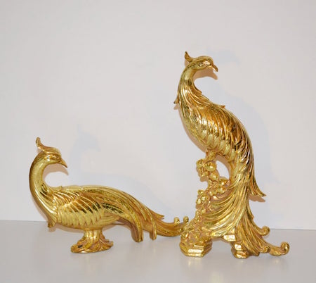 Syroc Gold Peacocks Set
