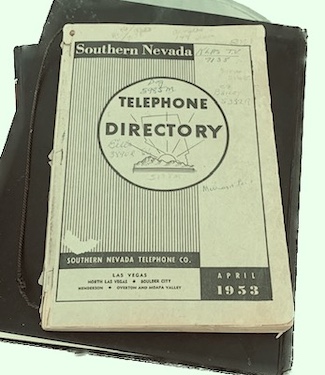 1953 So Nevada Phone Directory