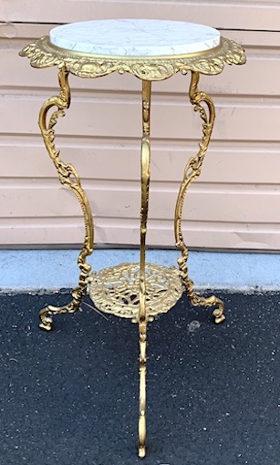 Gold and Marble Stand