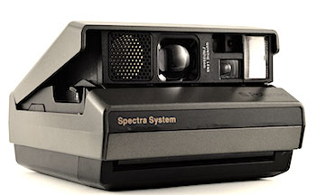 Vintage 80s Polaroid Spectra System Instant Film Camera