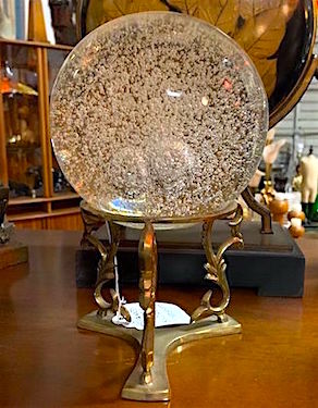 Crystal Ball on Gold Dragons Stand