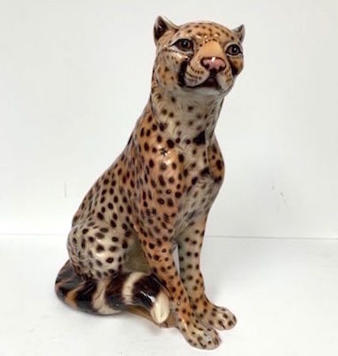 Leopard Cheetah  Floor Statue