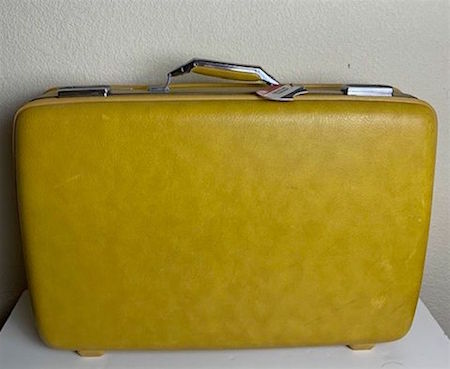 Vintage American Tourister Mustard Yellow