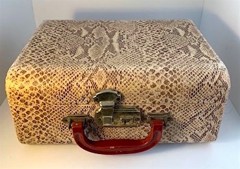 Snake Print Small Suitcase