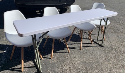 Folding Serving Table