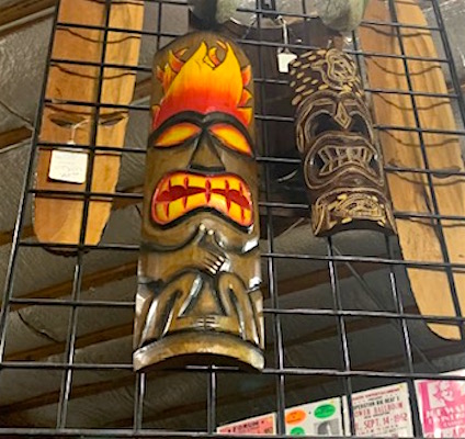 tiki wall display