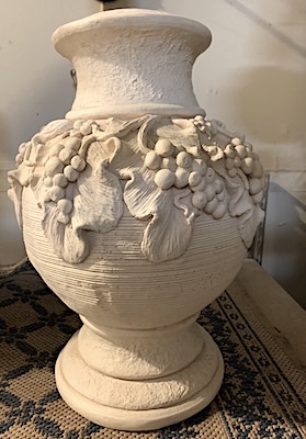 High Relief Grapevine Vase