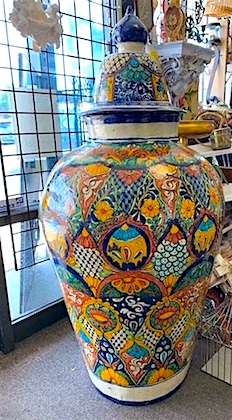 Granada Oversized Lidded Urn