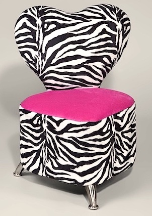 Heart Shaped Vanity Chair